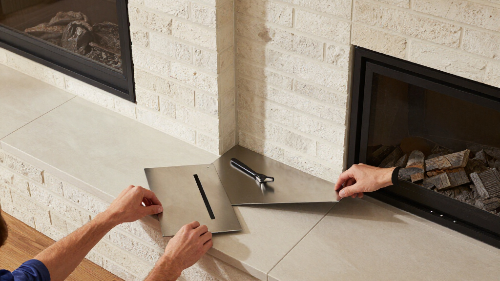 corner zero clearance fireplaces
