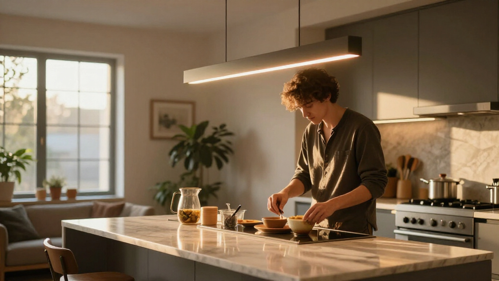 best linear chandeliers for kitchen islands