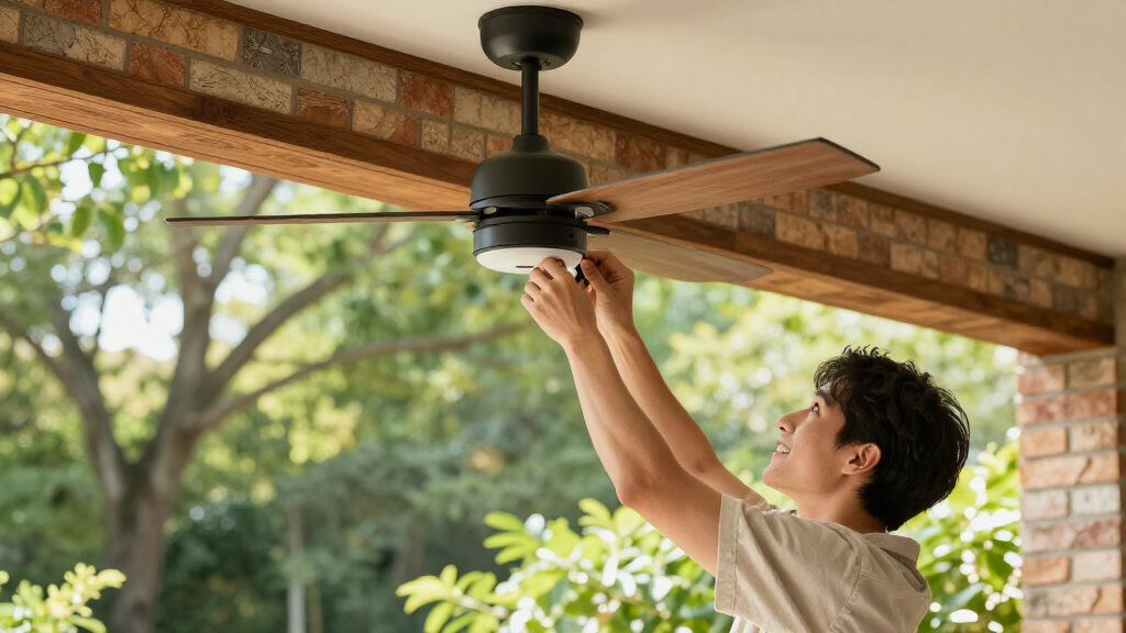 outdoor fan wall mount