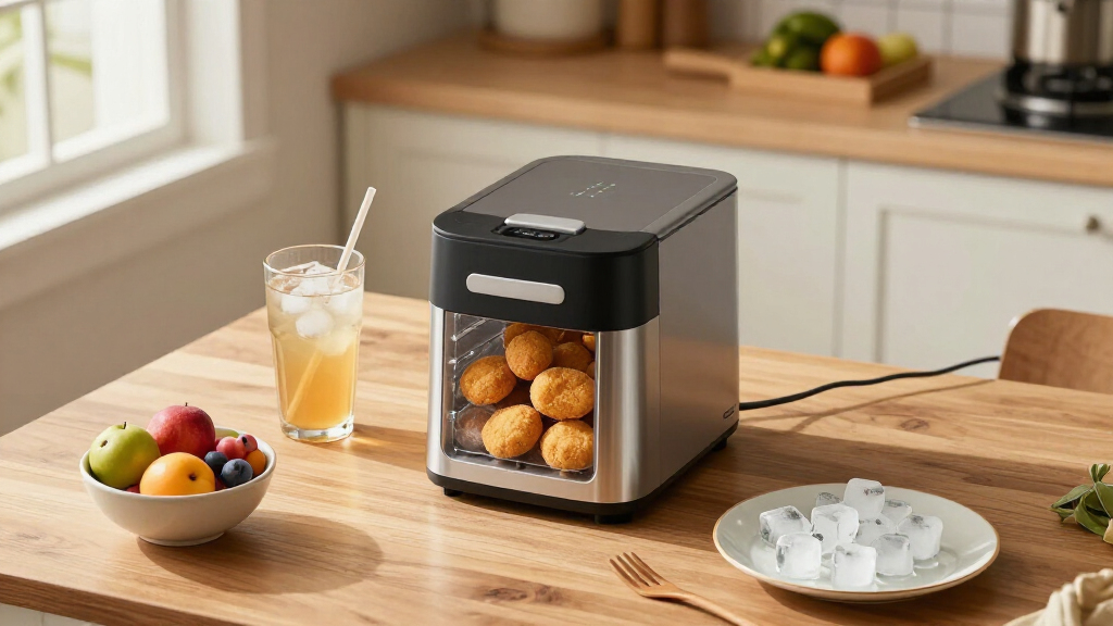 nugget ice maker for drinks and desserts