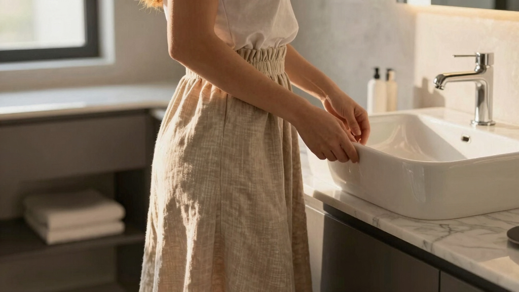 best bathroom sink skirts