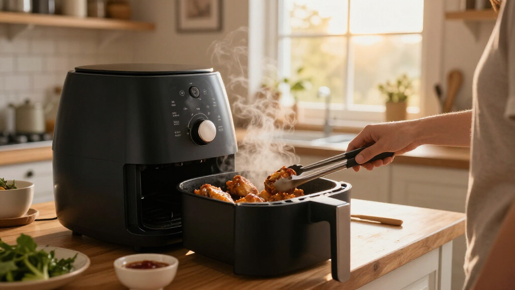 air fryer with steam for wings
