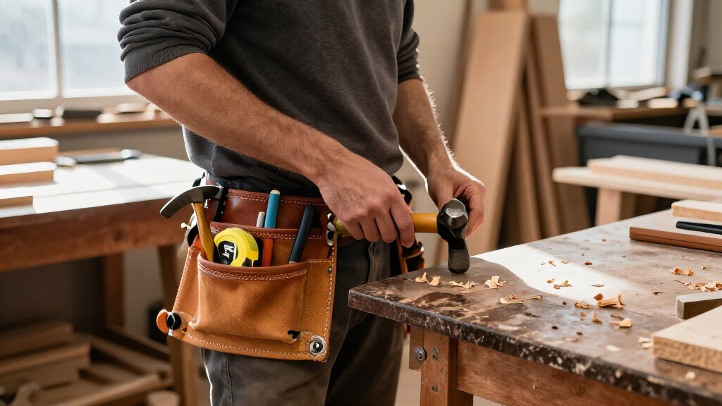 heavy duty leather tool belts