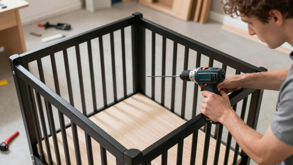 best black convertible cribs