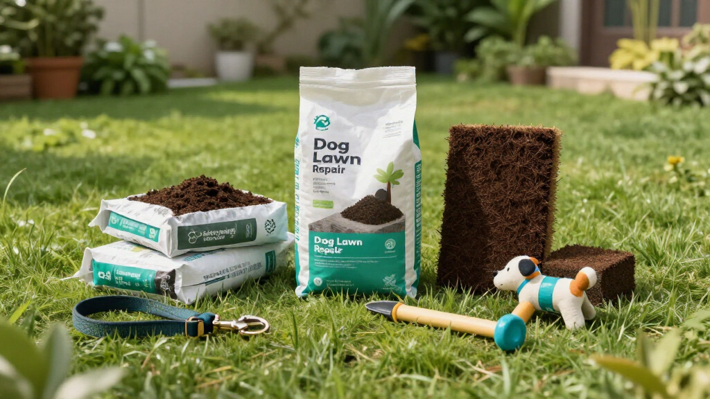 best dog lawn repair products