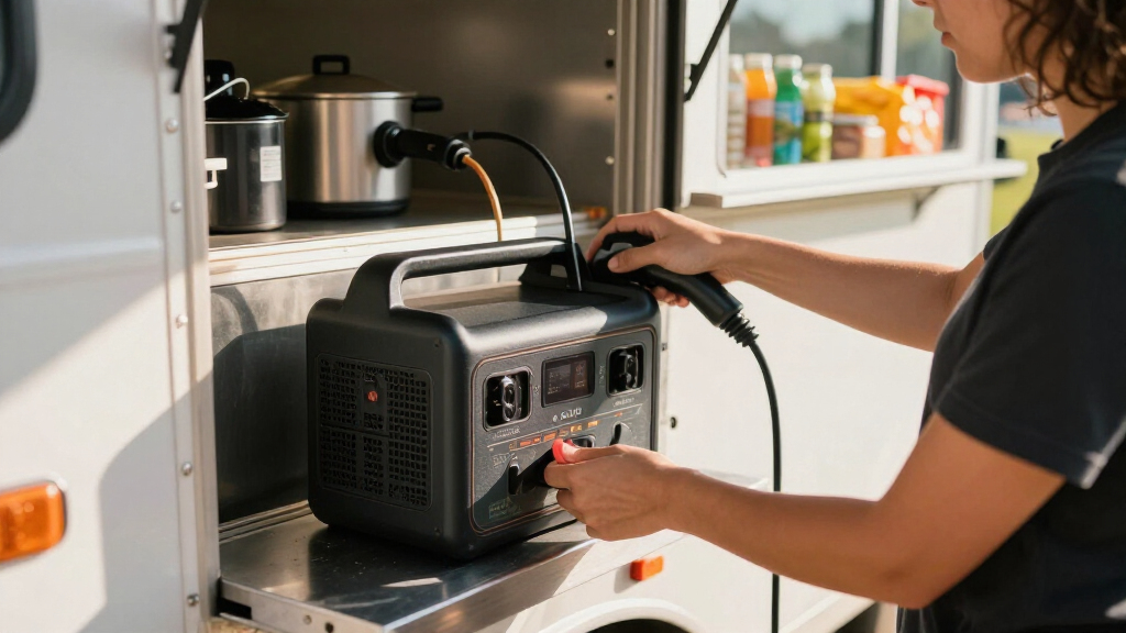best portable power station under 3000 for food truck