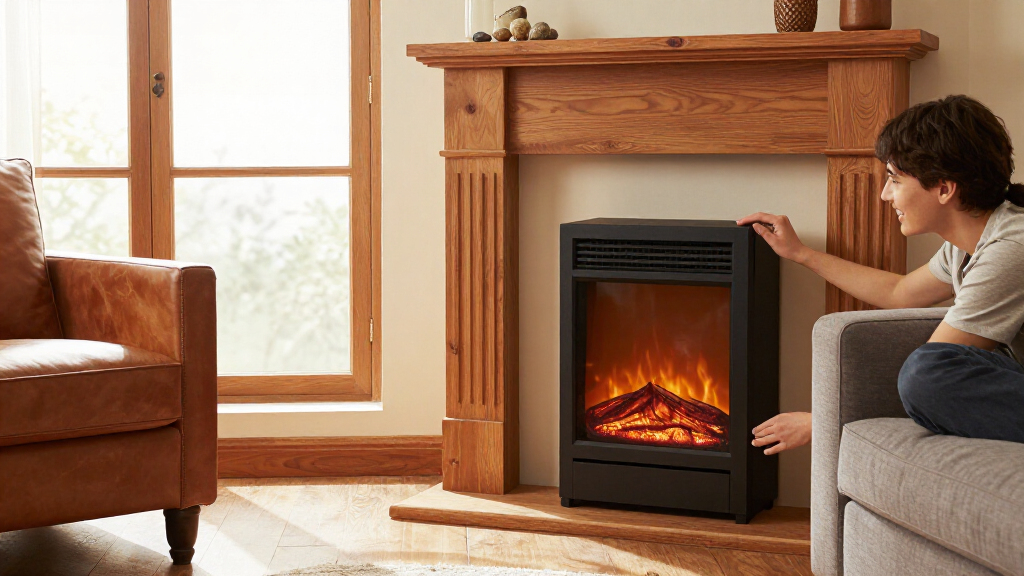23 inch electric fireplace inserts