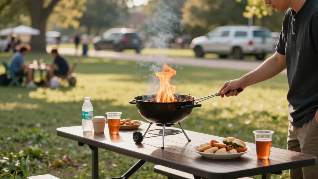 portable tailgating grills