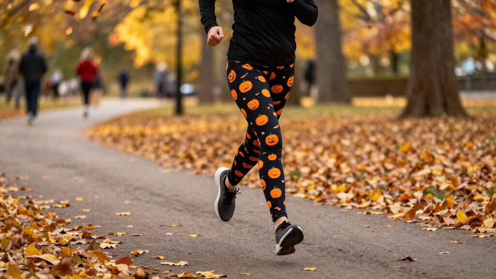 Halloween workout leggings for women