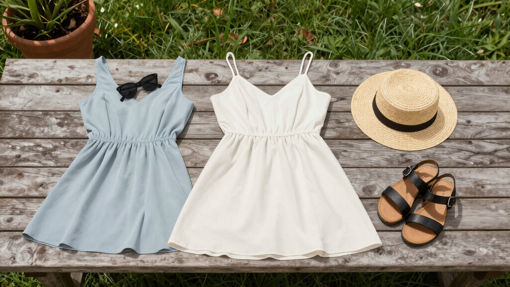 best summer dresses and sandals