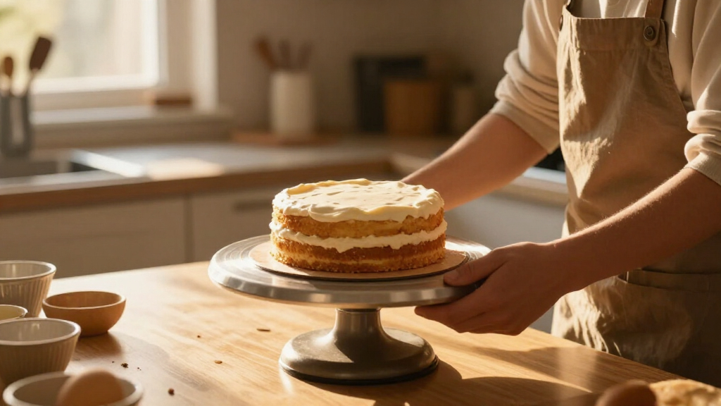 revolving cake turntables