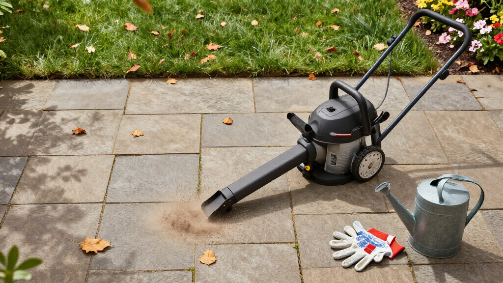gas leaf blowers for yard cleanup