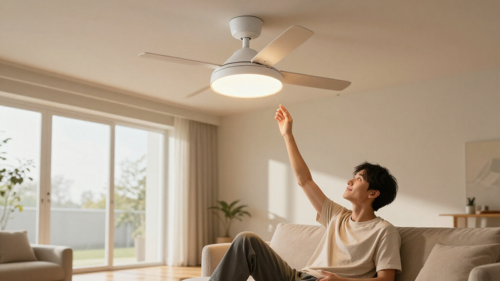smart ceiling fan with light