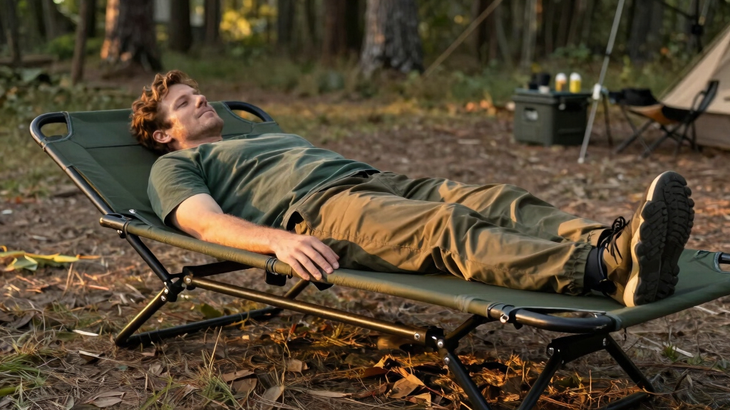 best premium camping cot for tall adults