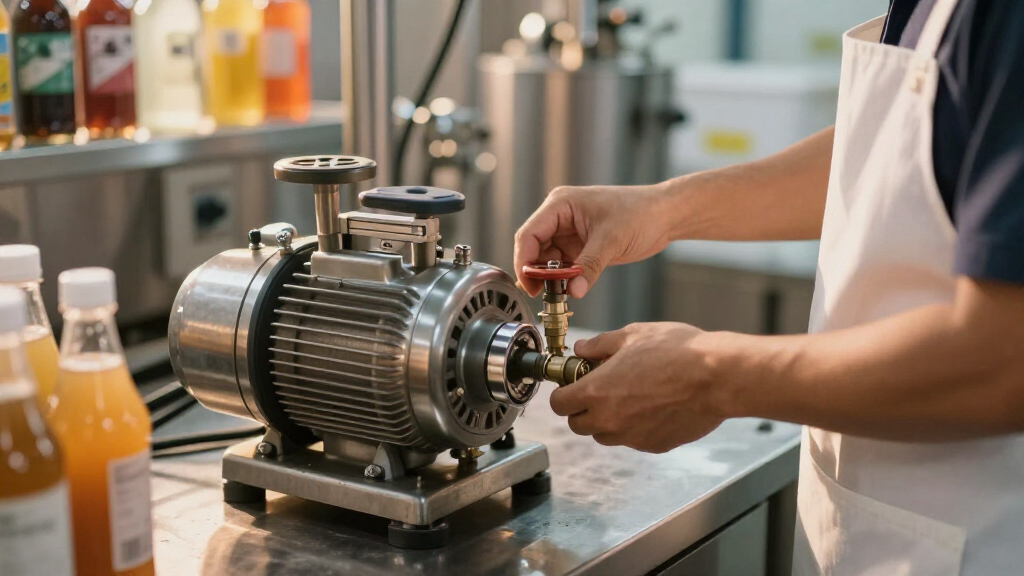 diaphragm pump for beverage filling
