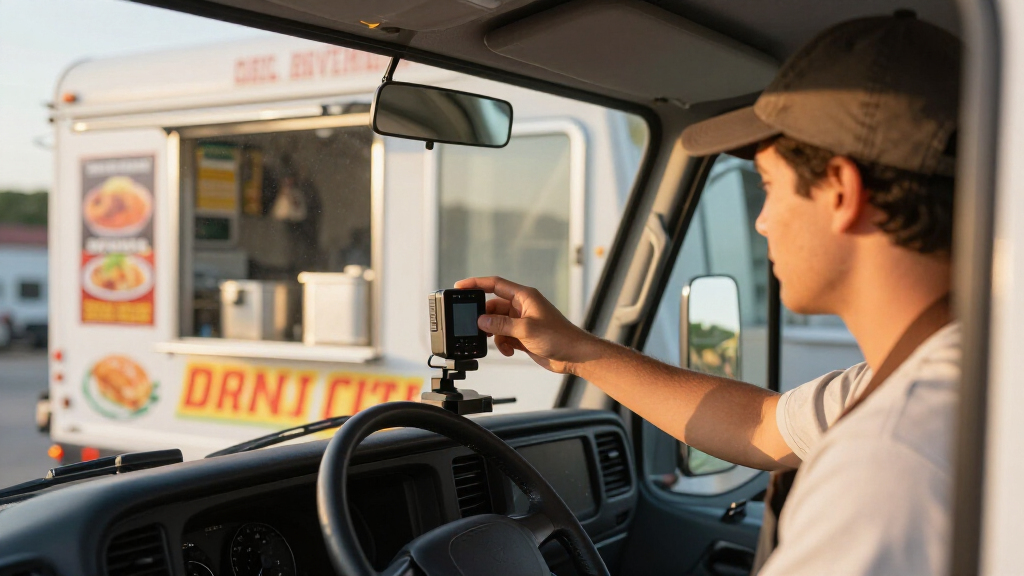 best dash cams with GPS for food trucks