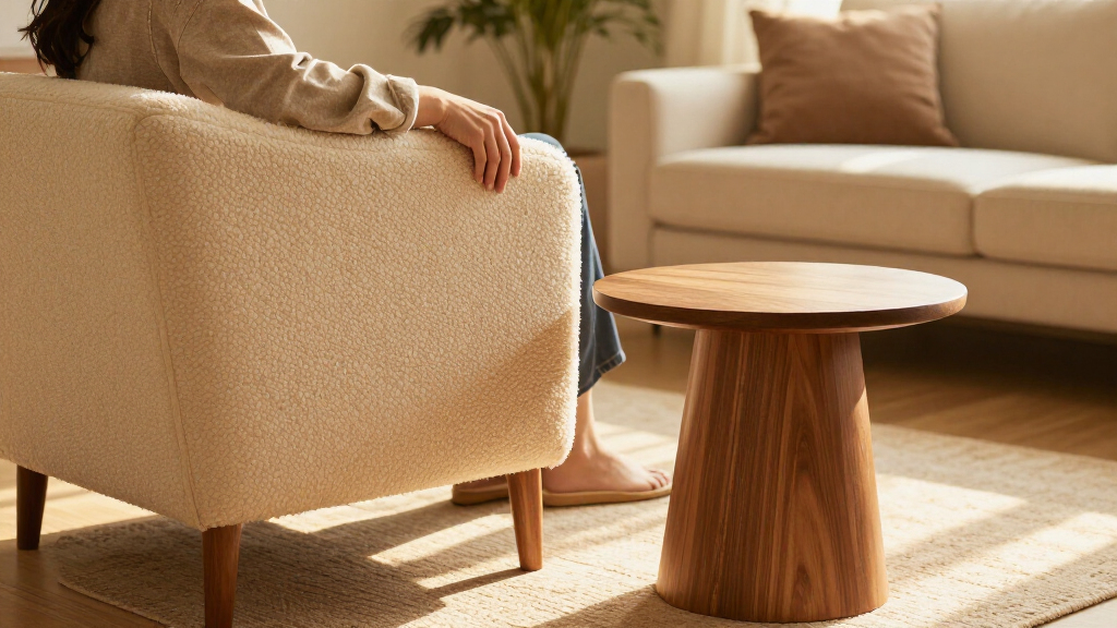 boucle accent chairs