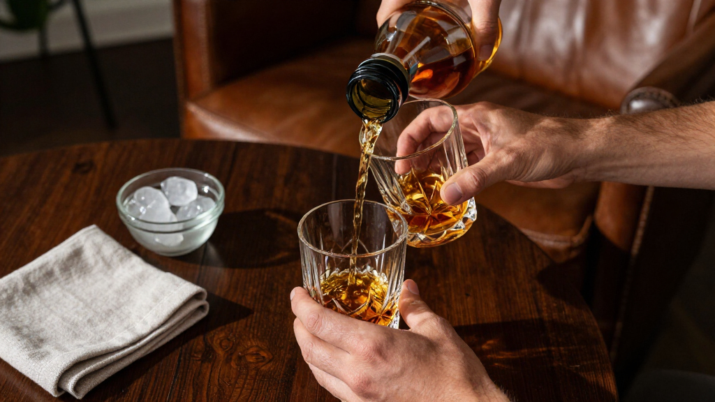 crystal whiskey glasses