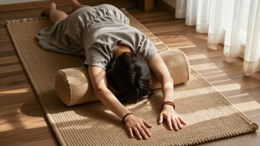 yoga bolsters for restorative practice