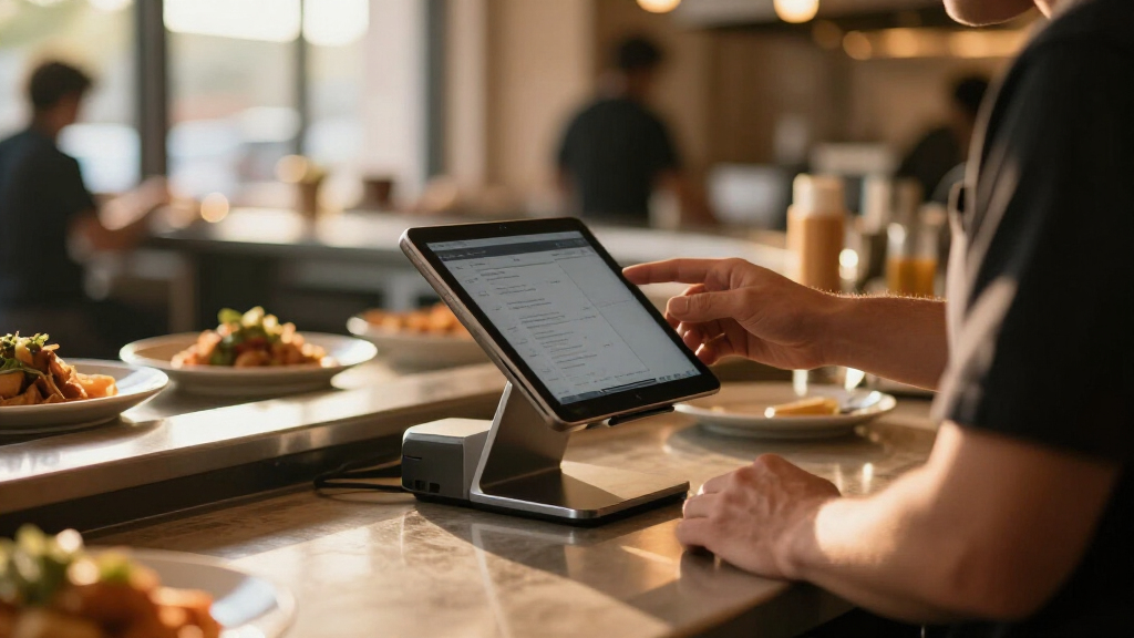 tablet stand for pos