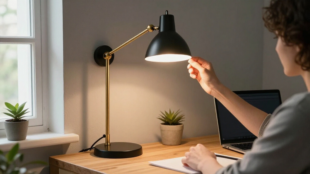 wall-mounted study lamps