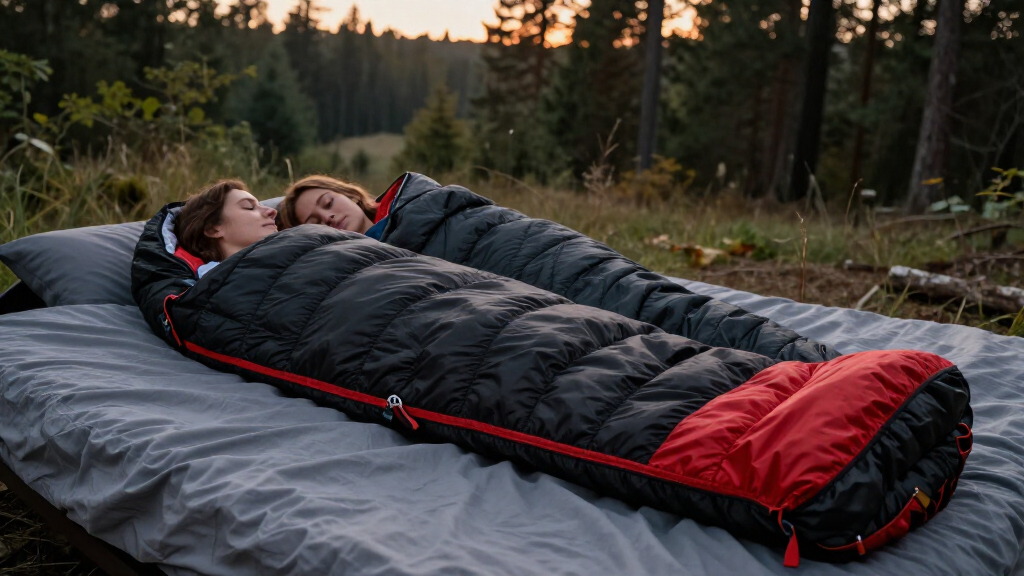 double sleeping bag for couples warm