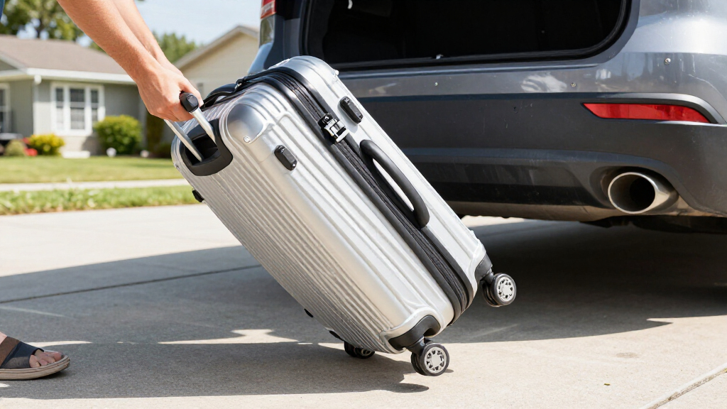 aluminum luggage sets with wheels