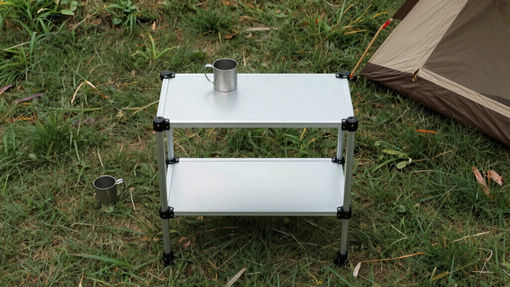 best portable shelving system for campsites