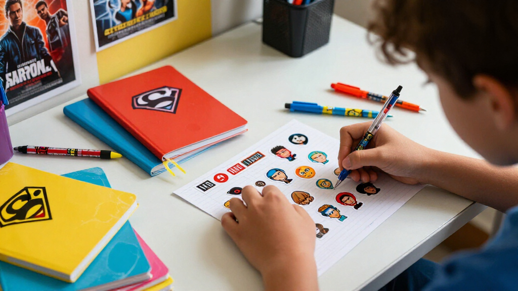 pop culture themed school supplies
