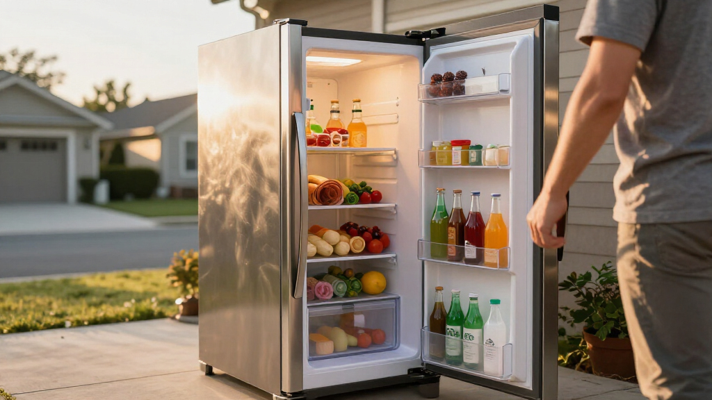 best garage refrigerator large capacity