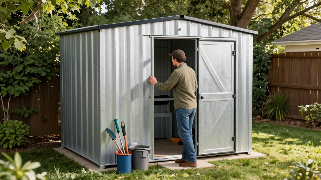 storage shed metal