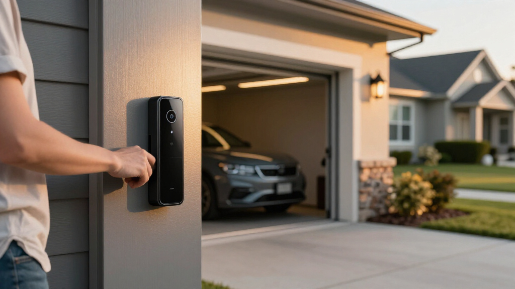 smart garage door opener with camera