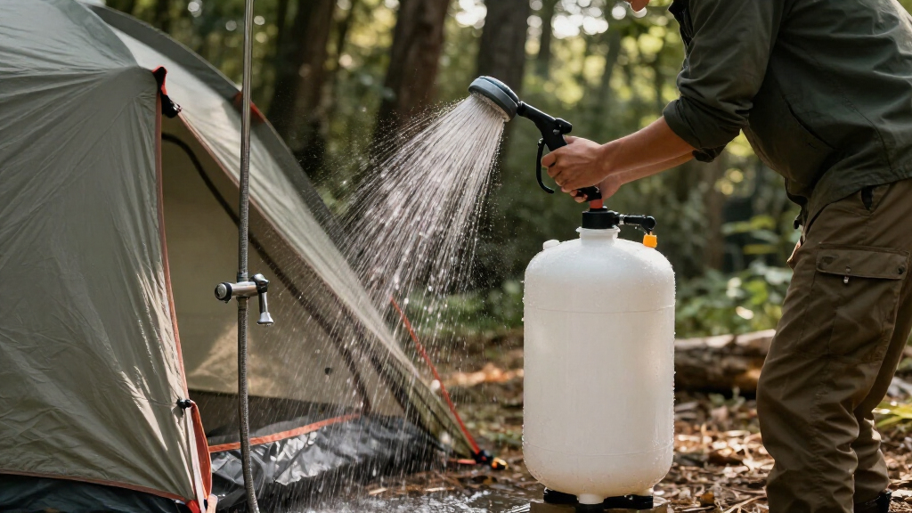 best pressurized camp shower system