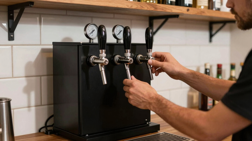 beer keg cooler kegerator full size