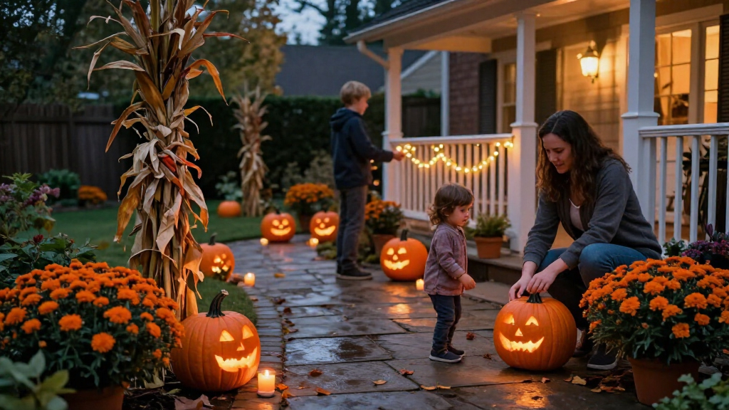 outdoor Halloween decorations