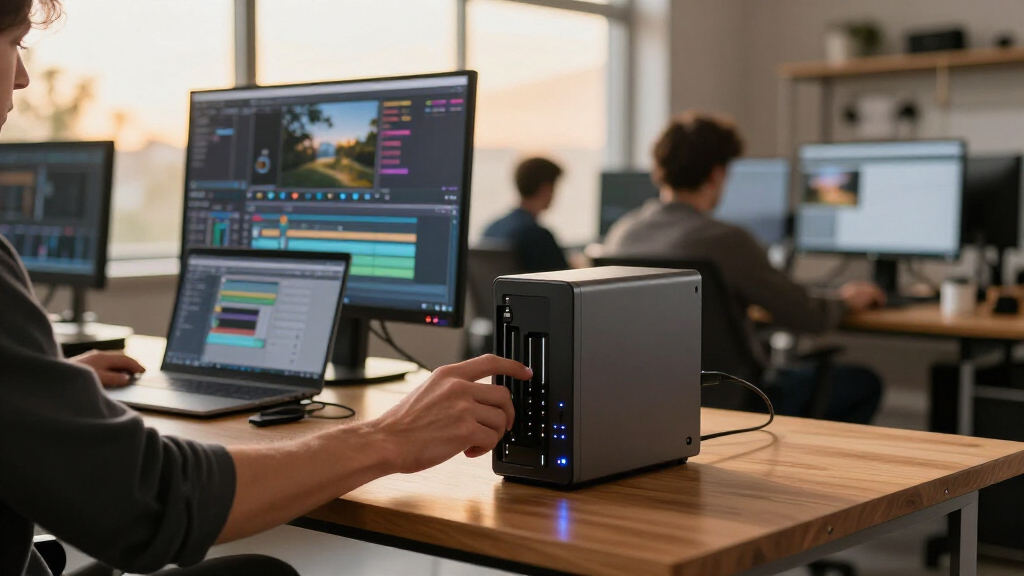nas with 10gbe for video teams