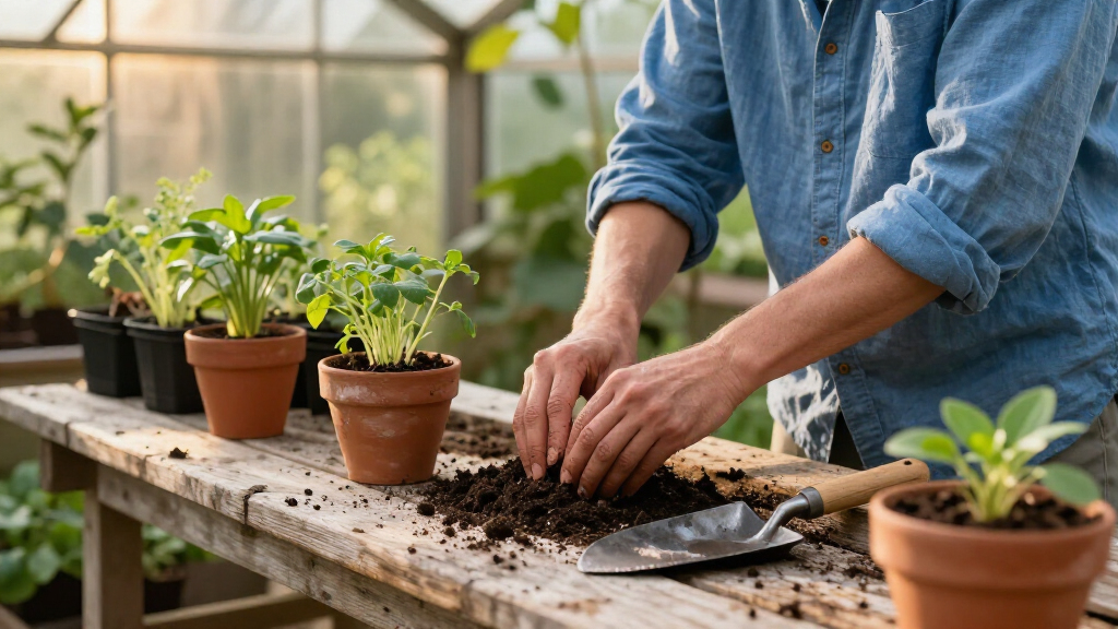 best wooden potting benches