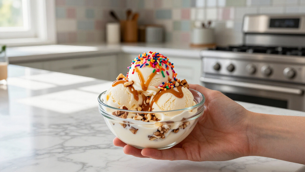 ice cream dessert toppings