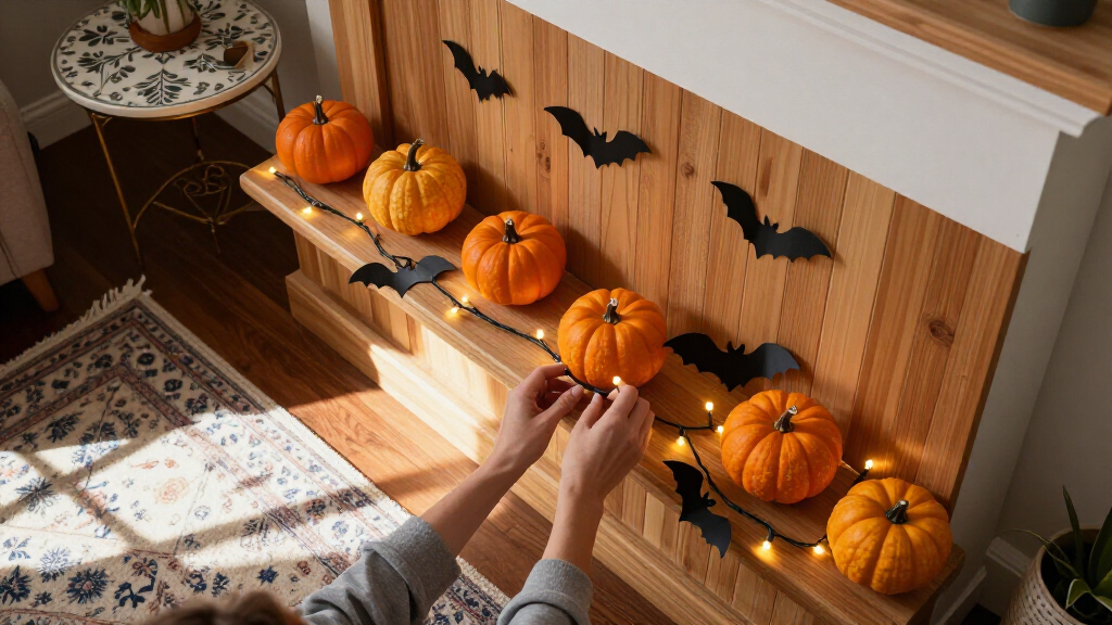 Halloween decorations indoors