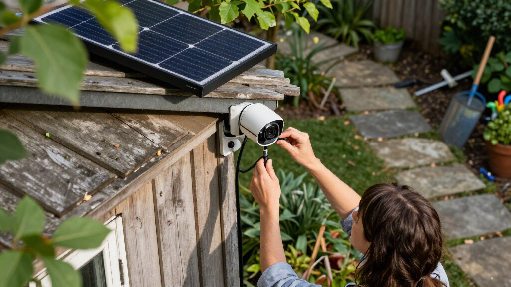 solar powered security cameras