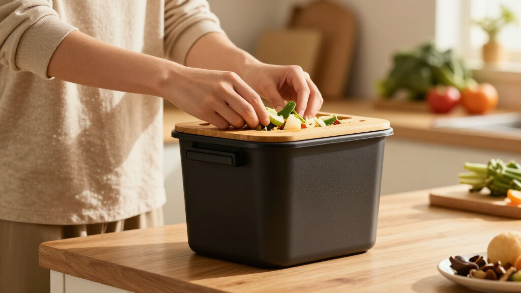 compost bins countertop