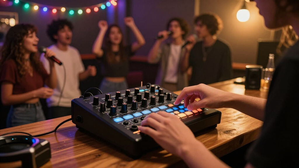 bluetooth mixer for karaoke and music nights