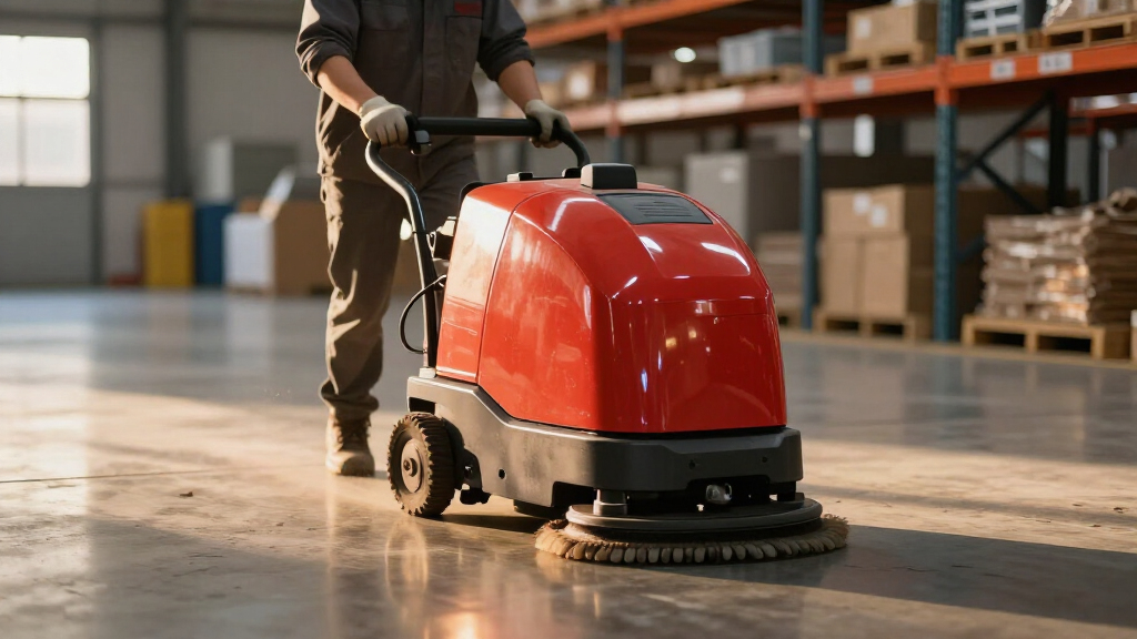 best commercial floor scrubber