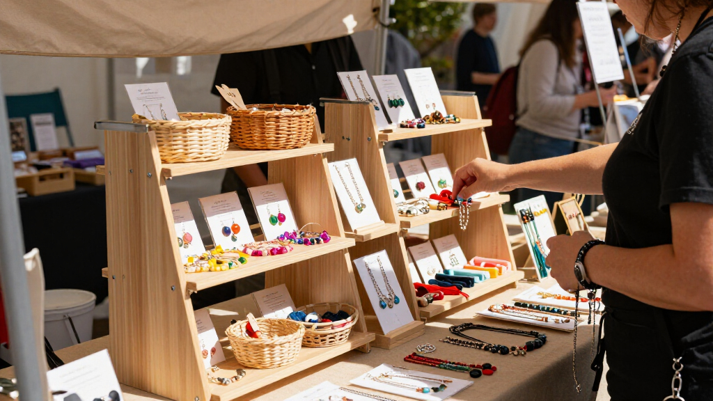best portable display shelves for craft fairs