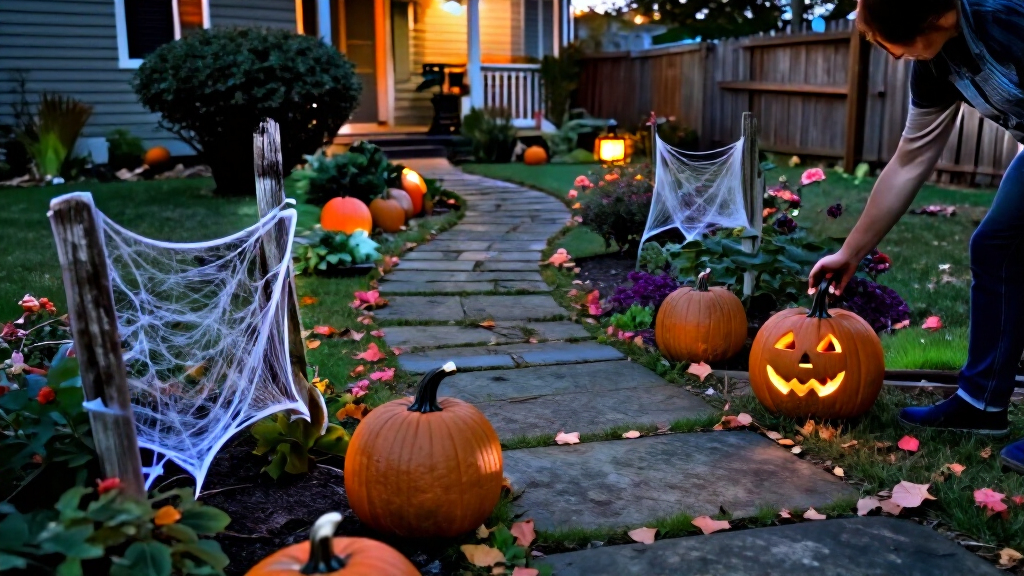 outdoor Halloween decorations
