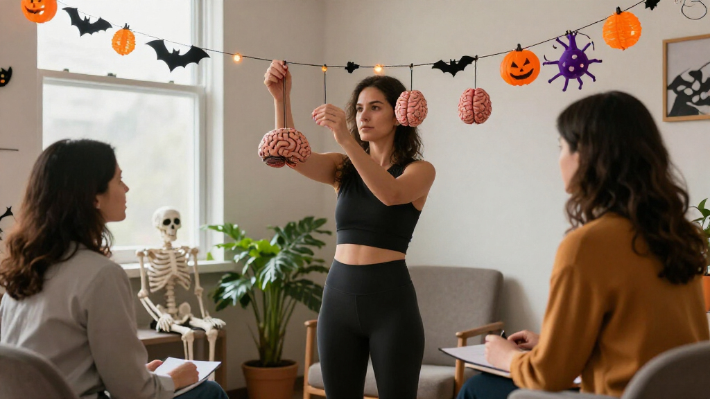 psychology themed Halloween decorations