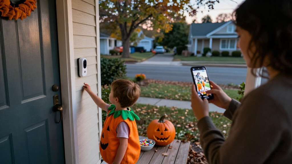 smart Halloween doorbell cameras