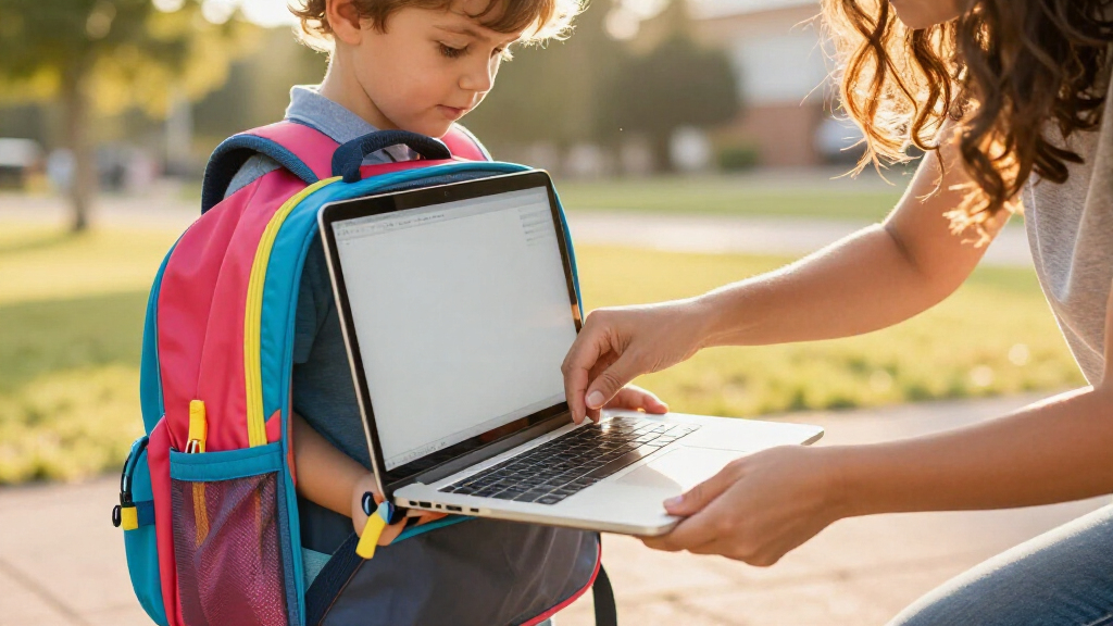 kids' educational laptop backpacks