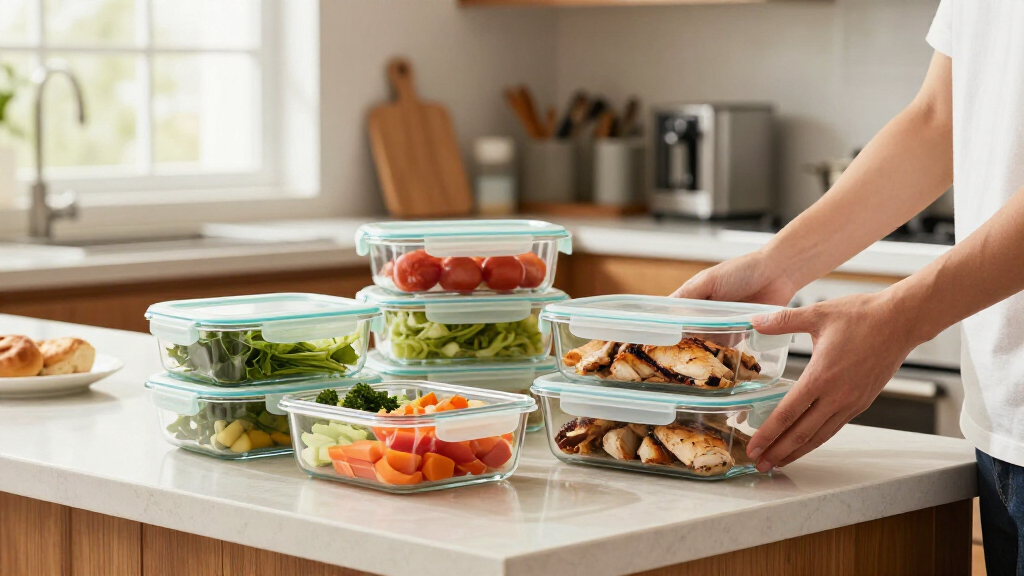 meal prep containers glass