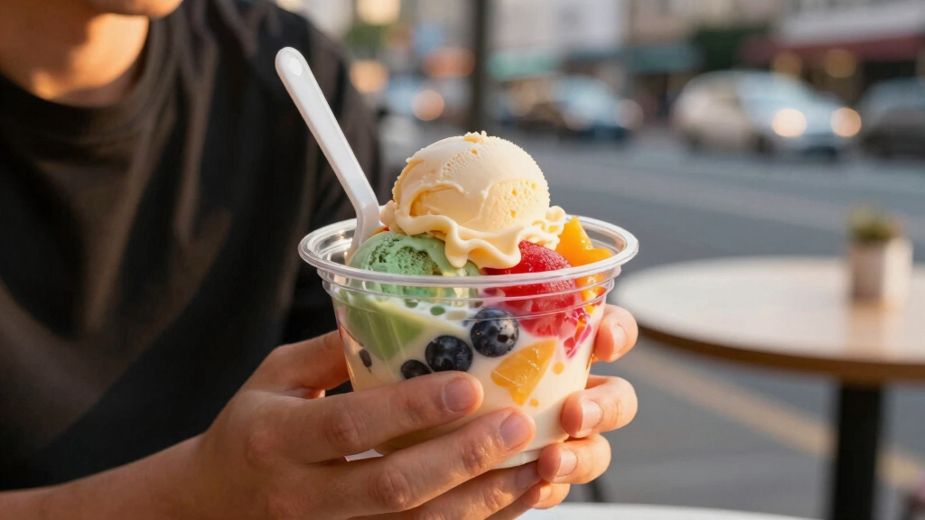 gelato dessert cups